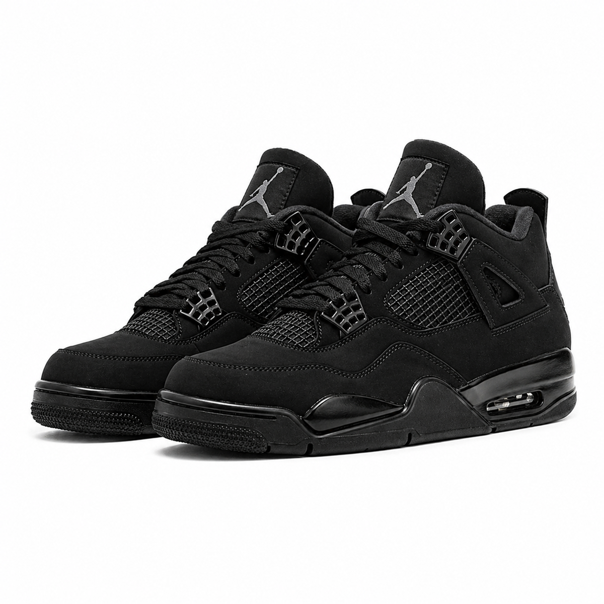 Air Jordan 4 Black Suede Luxury Edition