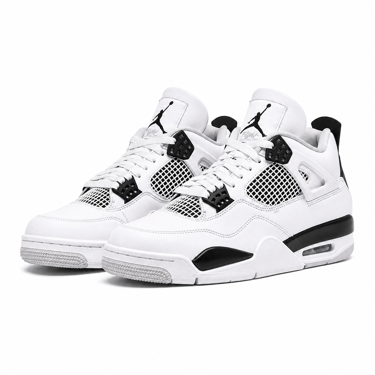 Air Jordan 4 Military Black Essential Sneakers