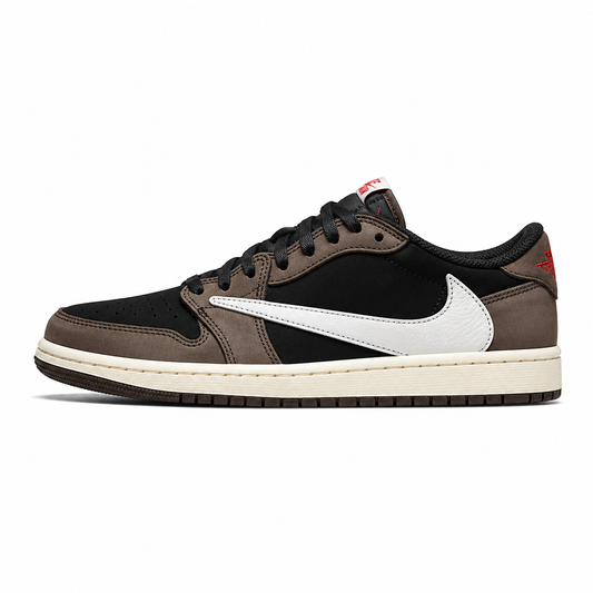 Nike Jordan 1 Low x Travis Scott - Black & Olive Mocha