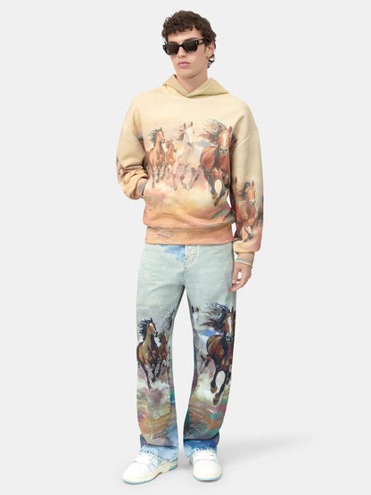 HORSES OVERSIZED HOODIE