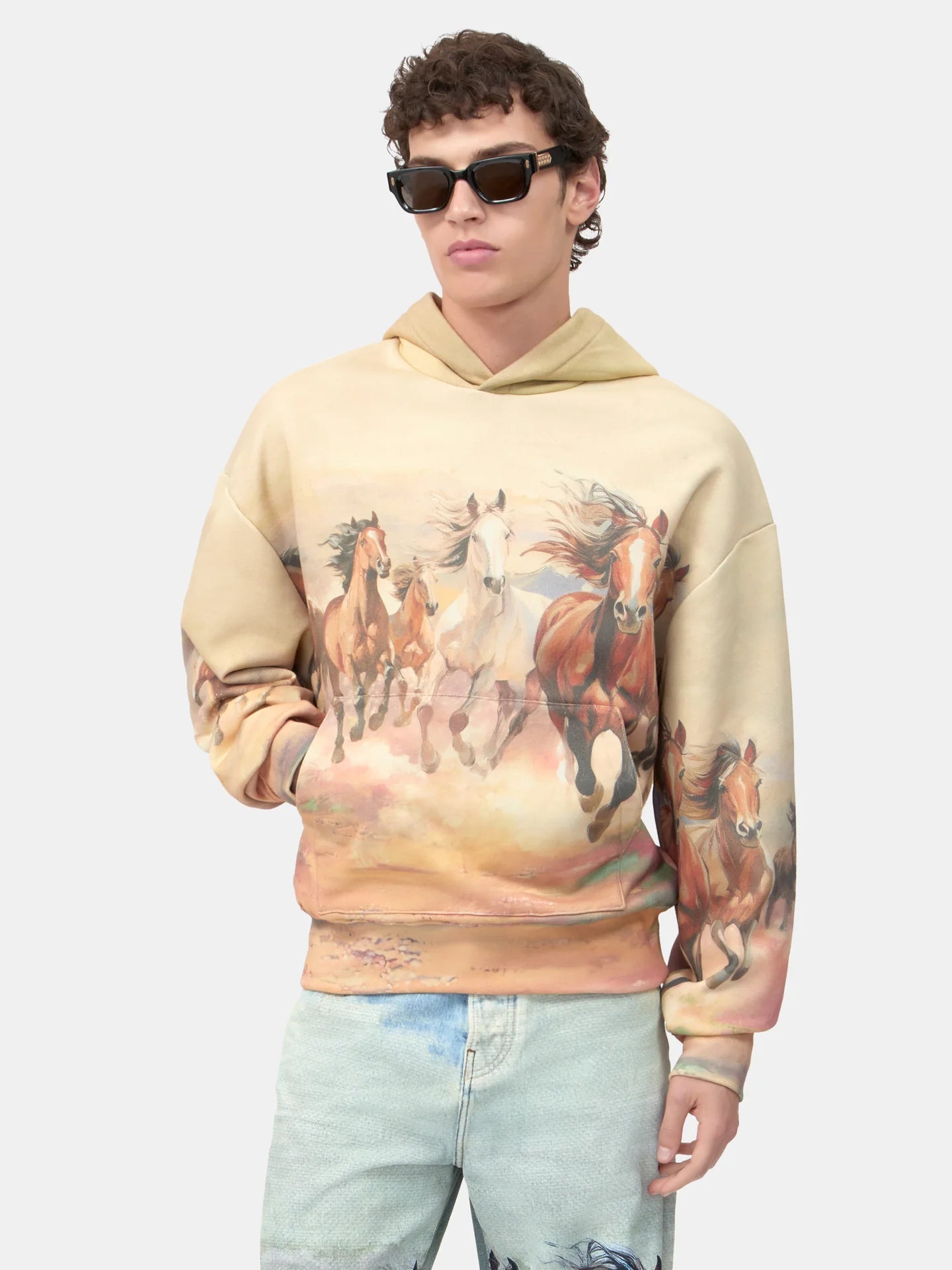 HORSES OVERSIZED HOODIE
