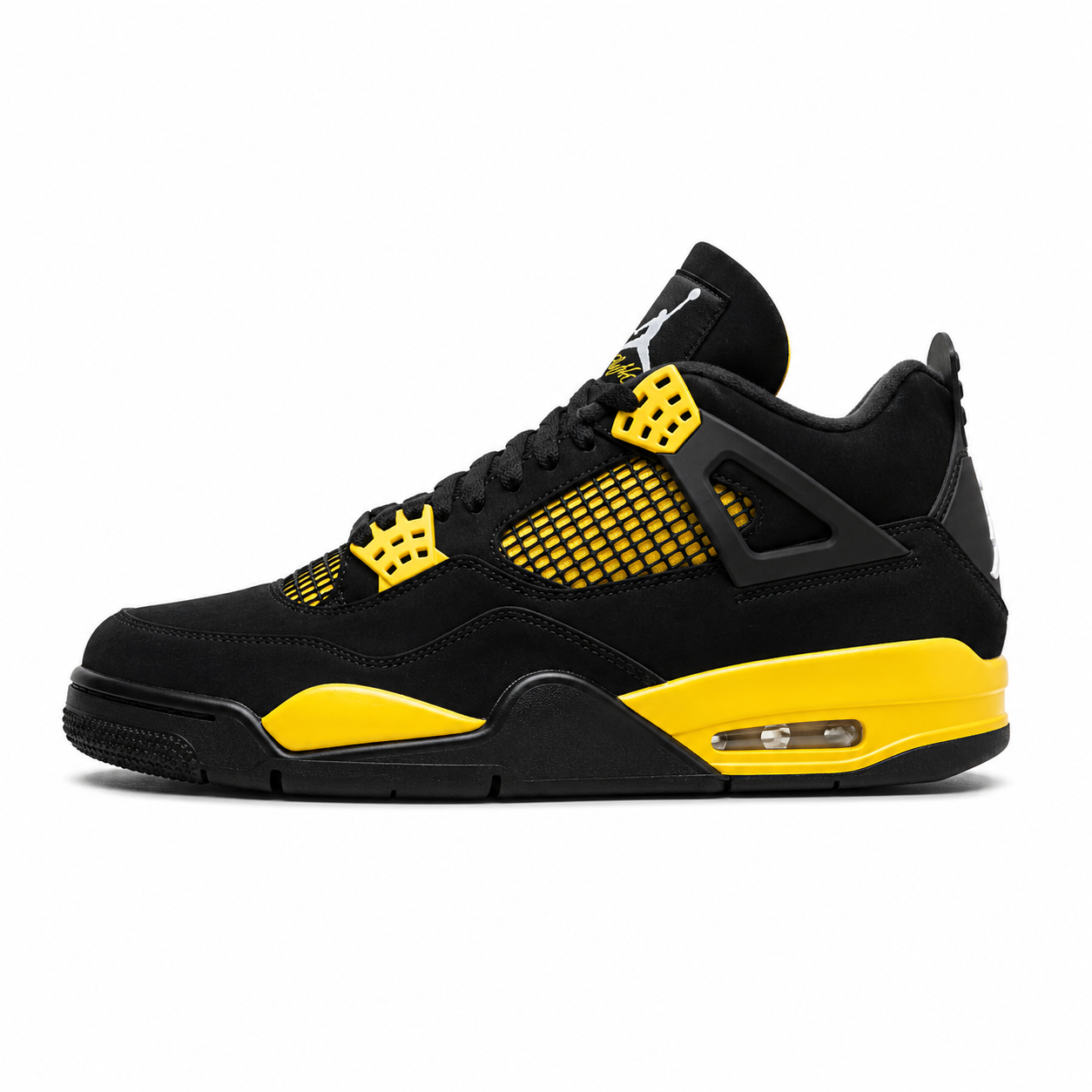Air Jordan 4 Thunder Yellow & Black Classic