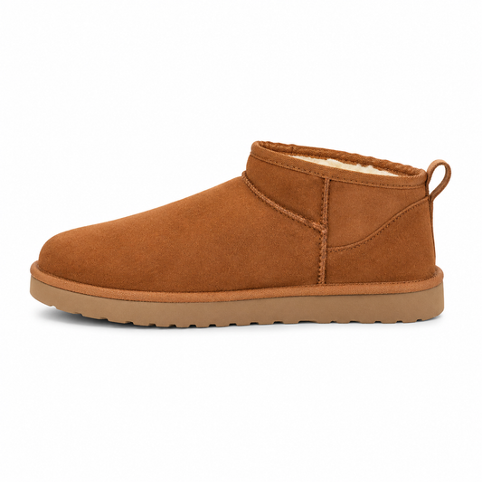 UGG Classic Ultra Mini Suede Boots - Chestnut