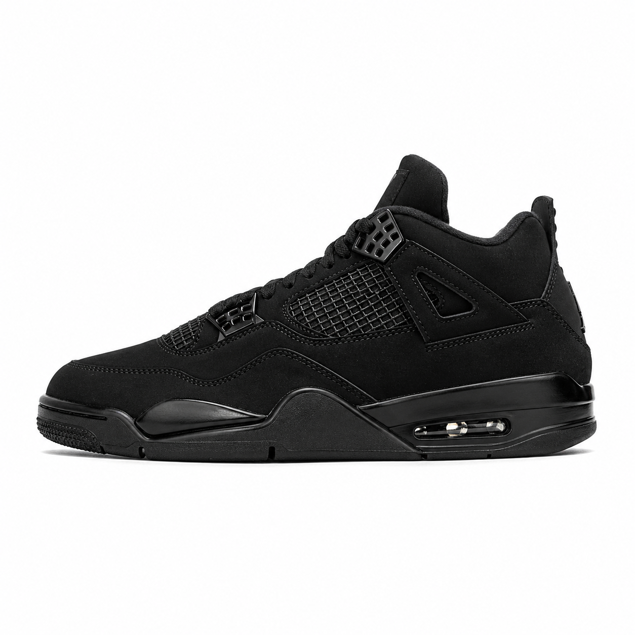 Air Jordan 4 Black Suede Luxury Edition