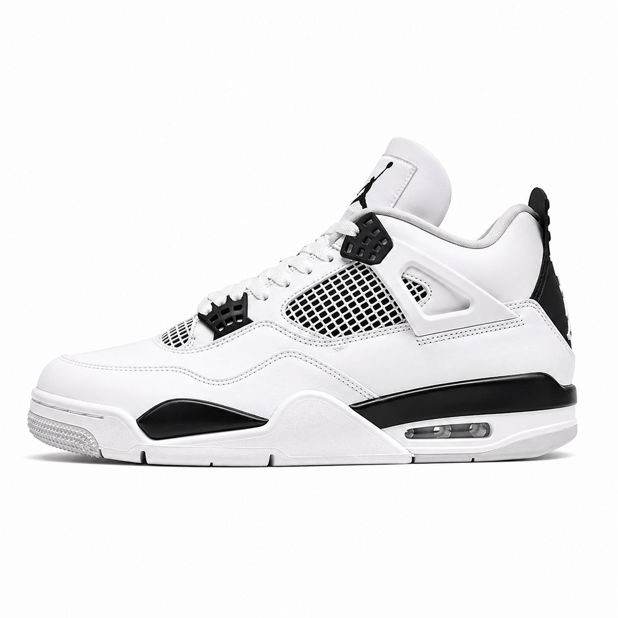 Air Jordan 4 Military Black Essential Sneakers