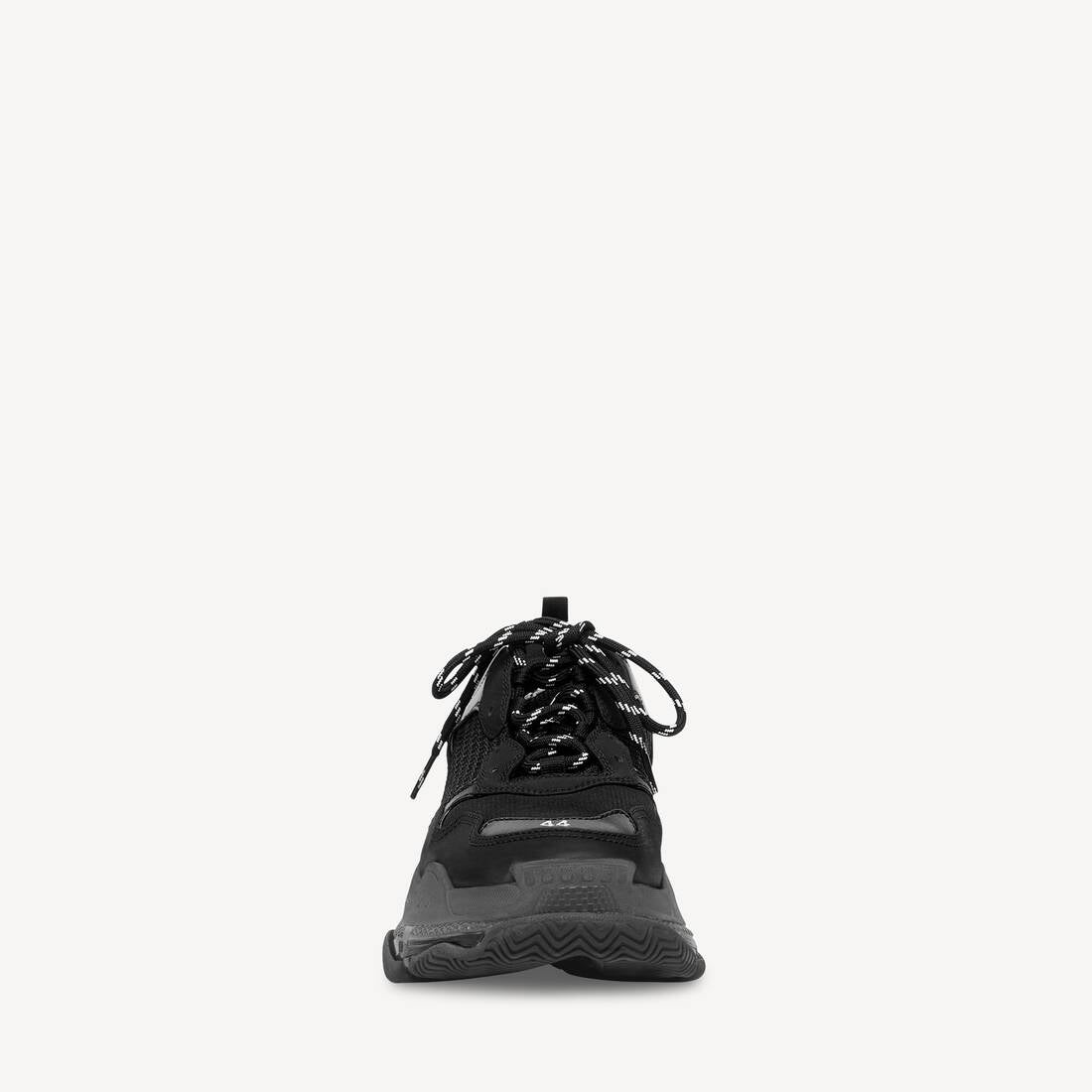 Men's Triple S Clear Sole Sneaker in Black