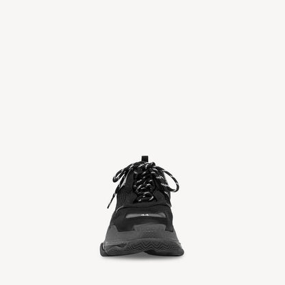 Men's Triple S Clear Sole Sneaker in Black