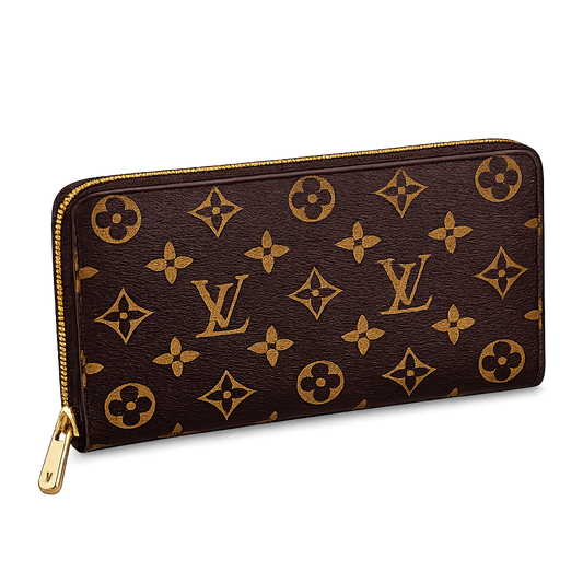 LV Signature Long Zip-Around Wallet - Classic Floral Monogram