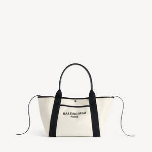Women's Biarritz Tote Bag Small in Natural/black