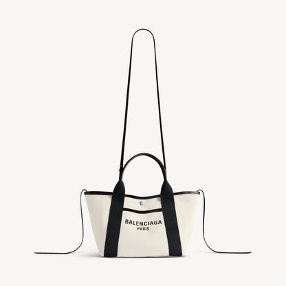 Women's Biarritz Tote Bag Small in Natural/black