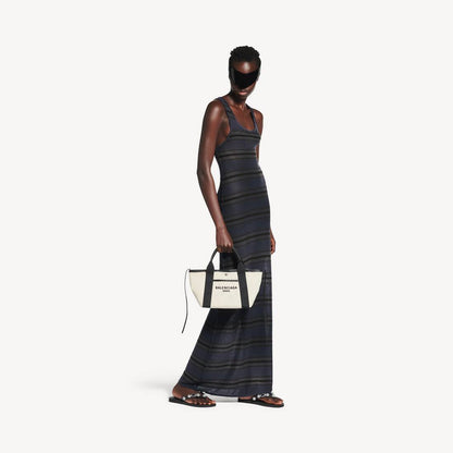 Women's Biarritz Tote Bag Small in Natural/black