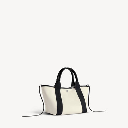 Women's Biarritz Tote Bag Small in Natural/black