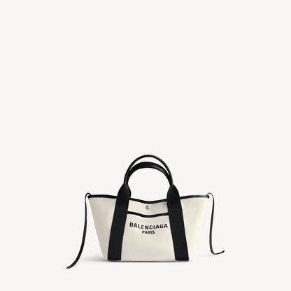 Women's Biarritz Tote Bag Small in Natural/black