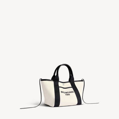 Women's Biarritz Tote Bag Small in Natural/black