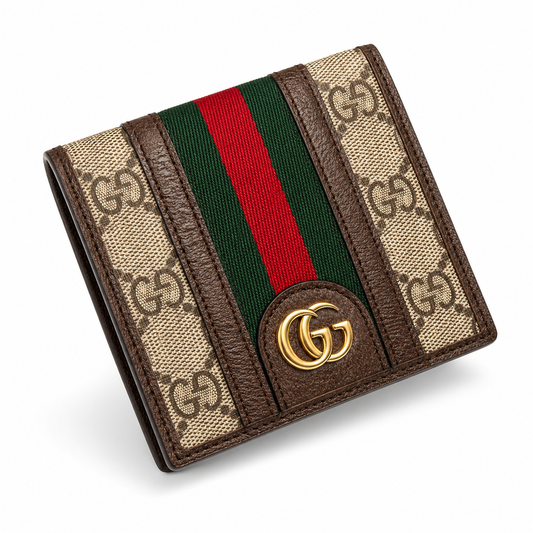 Gucci Signature Espresso Leather Continental Wallet