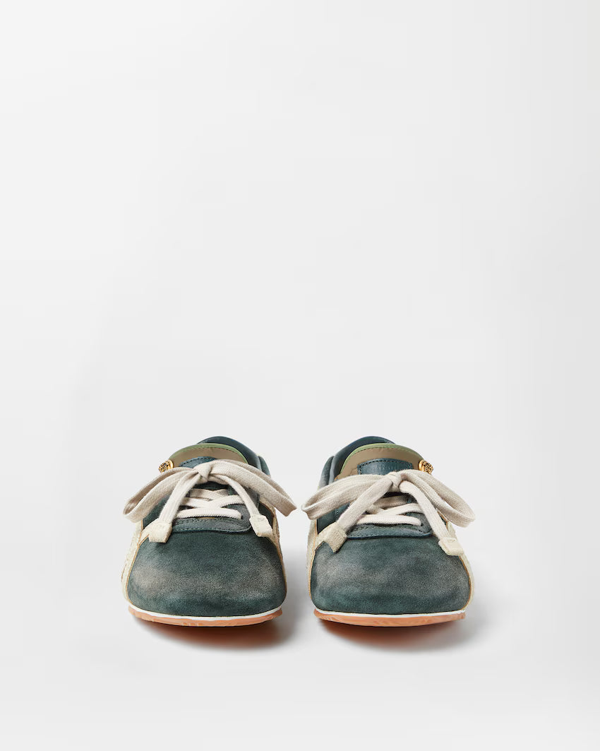 TAI-CHI Sakura Suede Sneakers