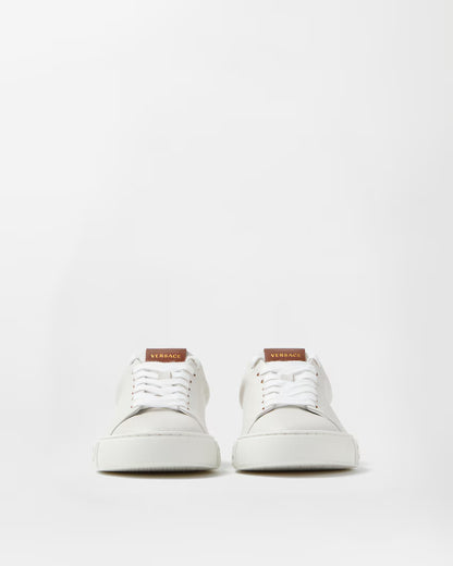 Greca Leather Sneakers