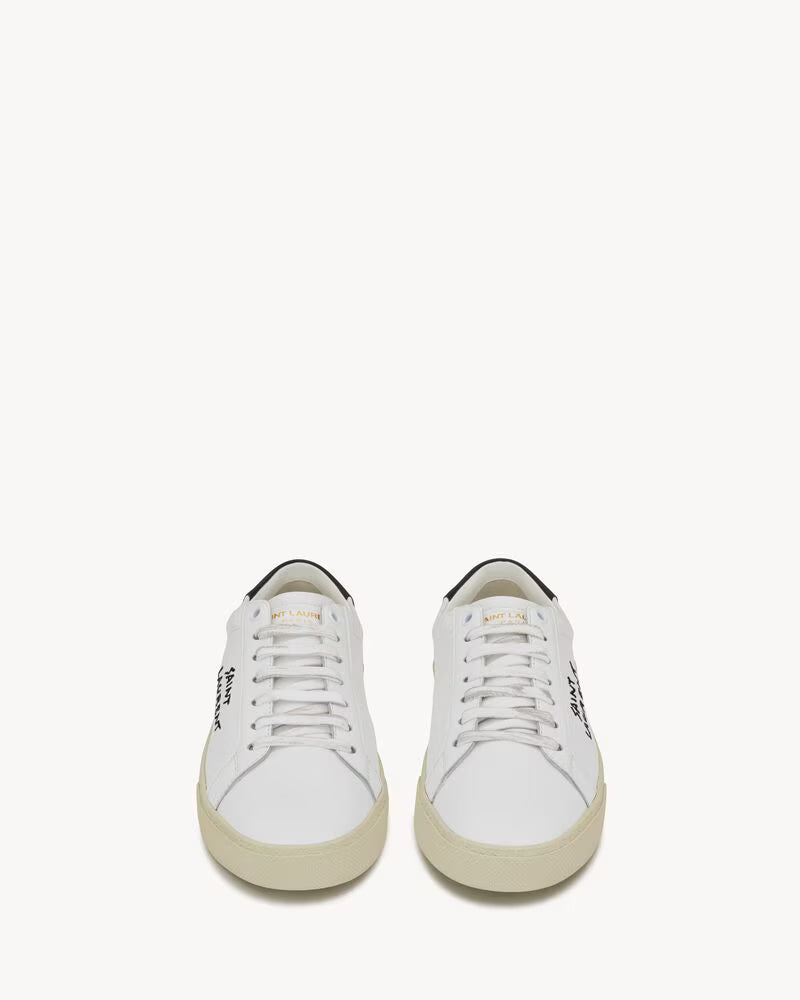 court classic sl/06 embroidered sneakers in leather